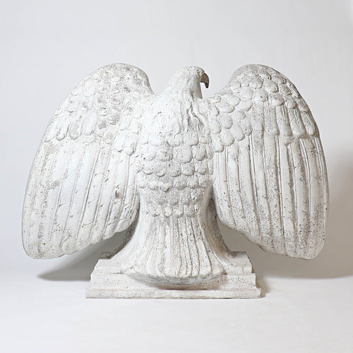 Large Fiberstone Eagle Statue