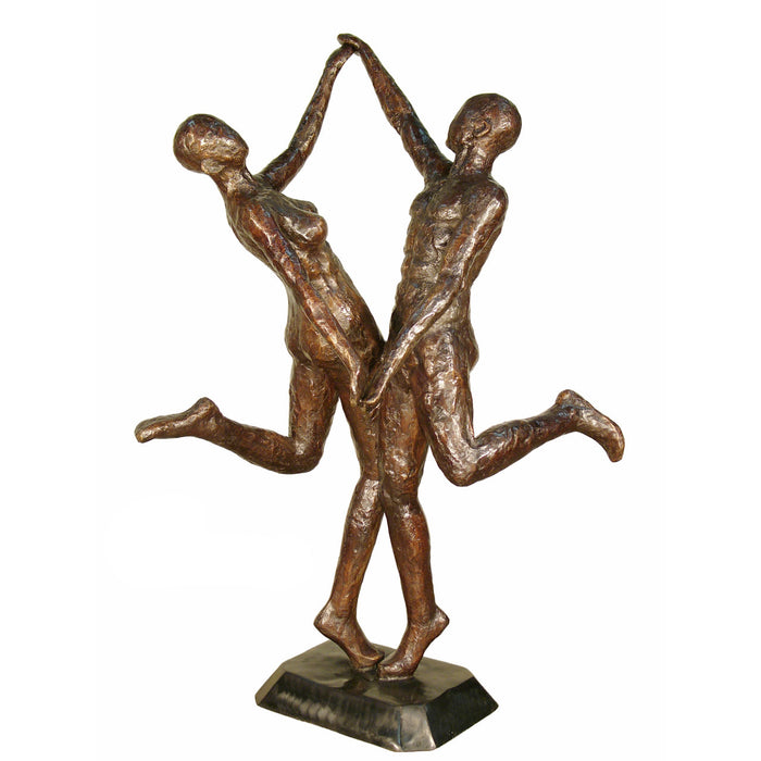 Large Modern Dance Bronze Sculpture