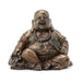 Laughing Buddha (Budai) Figurine - Holding Beads And Fan