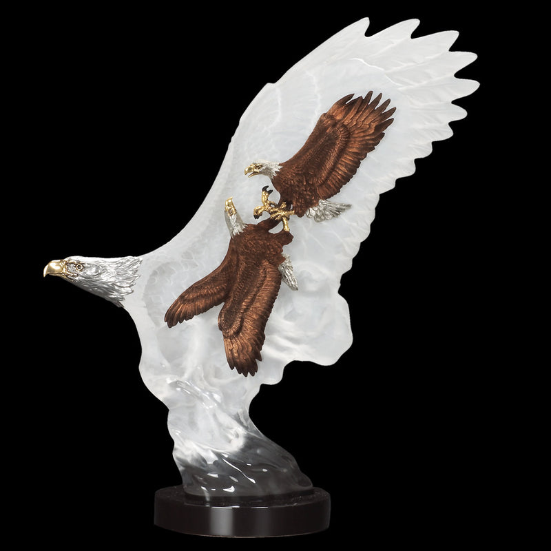 Leading The Way Eagle Sculpture by Kitty Cantrell