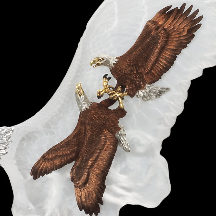 Leading The Way Eagle Sculpture by Kitty Cantrell
