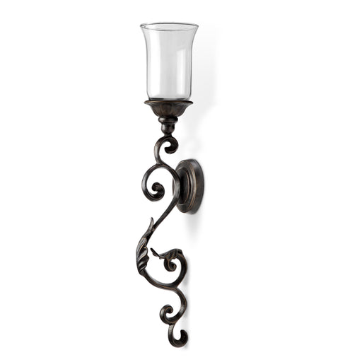 Leaf and Scroll Wall Sconce by San Pacific International/SPI Home