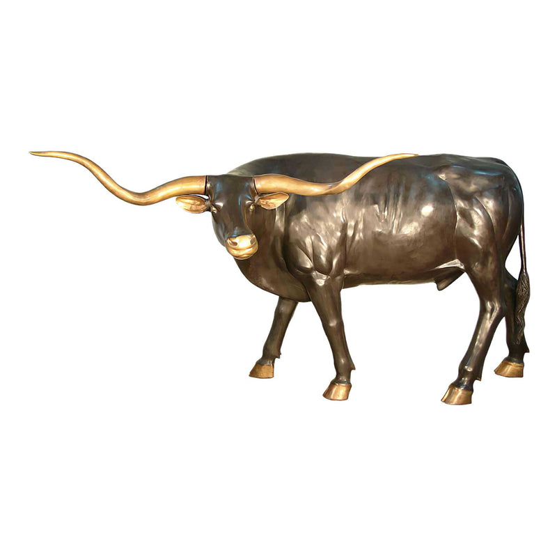Bronze Longhorn Sculpture- Extra Large