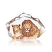 Lion Couple Crystal Sculpture, Limited Edition by Mats Jonasson