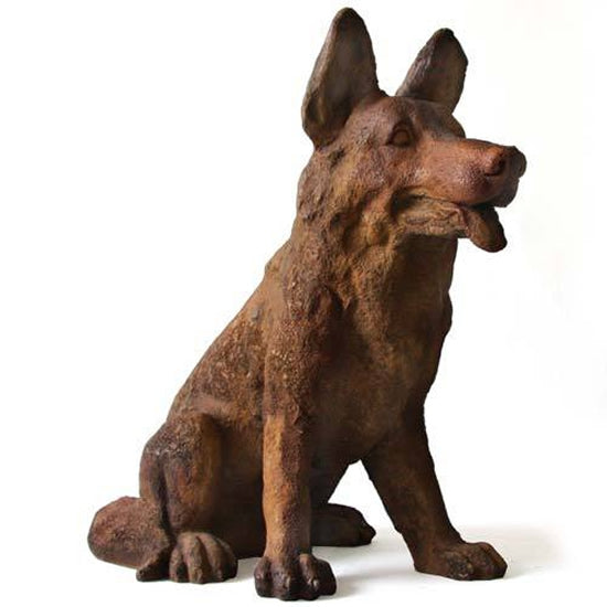 Little German Shepherd Dog Statue