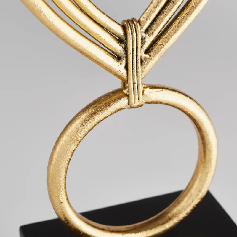 Loft Beauty Tabletop Sculpture-Gold