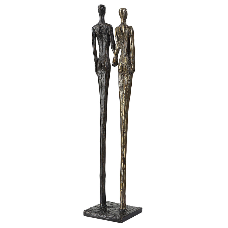 Trust in Love-Modern Couple Sculpture