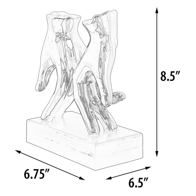 Loving Hands Sculpture Dimensions