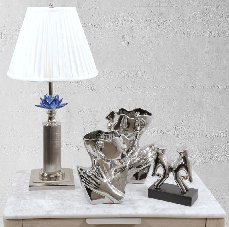 Loving Hands Silver Sculpture