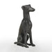 Loyal Greyhound Dog Garden Sculpture