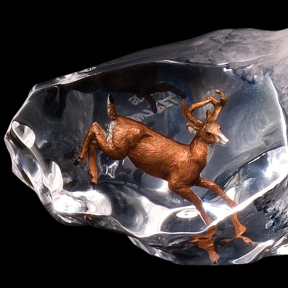 Majestic Spirit Deer Sculpture by Kitty Cantrell