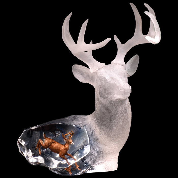 Majestic Spirit Deer Sculpture by Kitty Cantrell