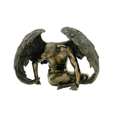 Male Nude Angel Sitting Statue