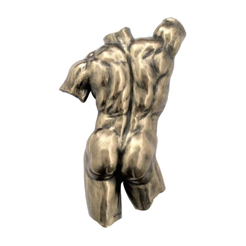 Male Nude Back/Torso Wall Plaque