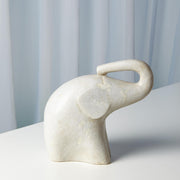 Marble Elephant Sculptures Trunk Up 2