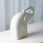 Marble Elephant Sculptures Trunk Up
