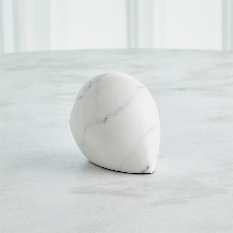 Marble Owl Sculpture- Rear View