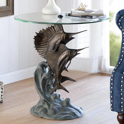 Marlin and Sailfish End Table by San Pacific International/SPI Home