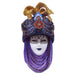 Mask With Turban Wall Plaque- Purple