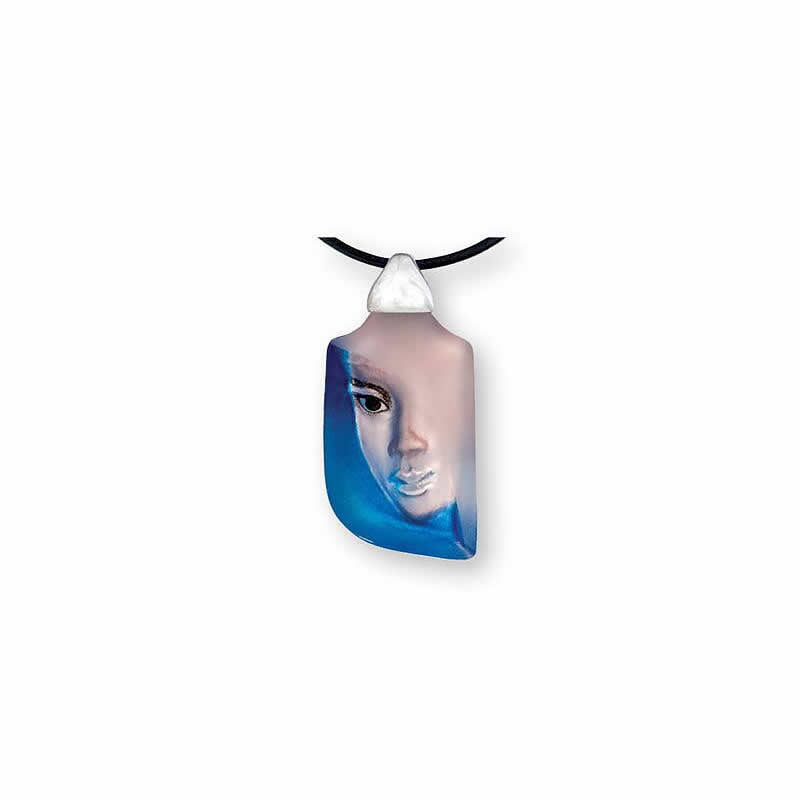 Mazzai Crystal Necklace, Blue by Mats Jonasson