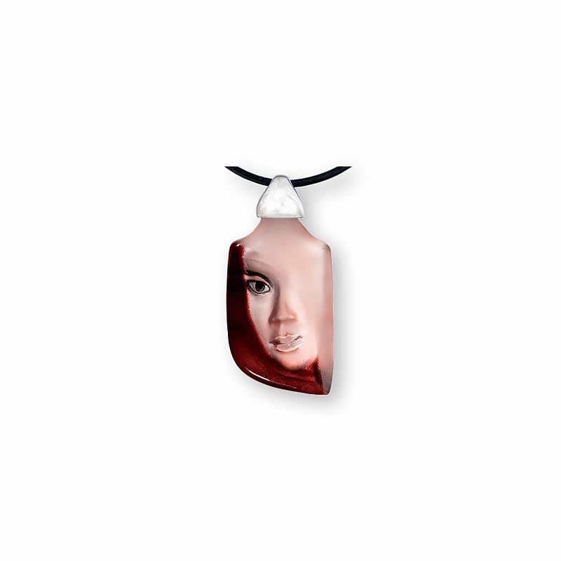 Mazzai Crystal Necklace, Red by Mats Jonasson