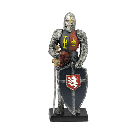 Medieval Armor With Shield Statue
