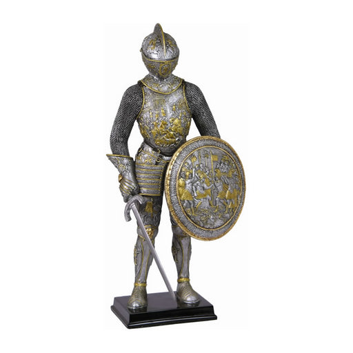 Medieval Suit of Armor Statue With Parade Armor