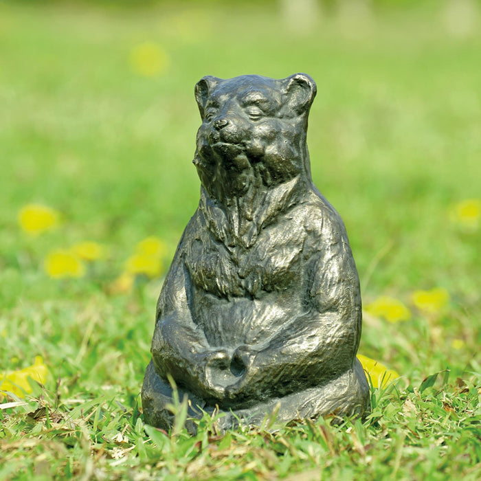 Meditating Yoga Bear Garden Sculpture by San Pacific International/SPI Home