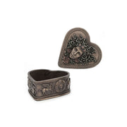 Medusa Heart Shaped Trinket Box by Veronese Design