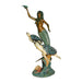Mermaid with Turtles Bronze Fountain -Special Patina