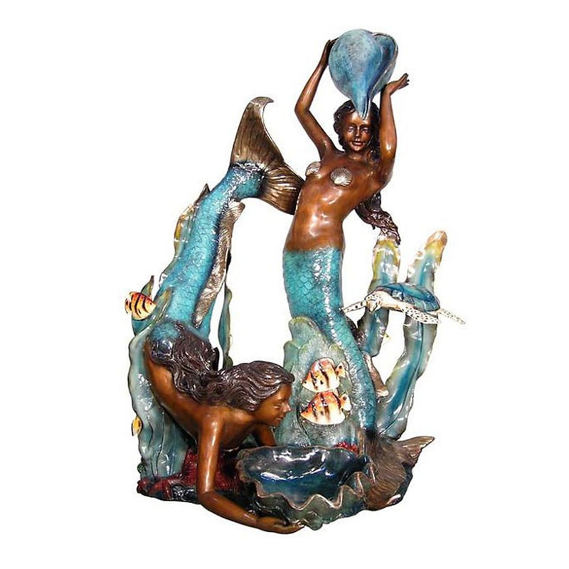Giant Mermaid Friends Fountain
