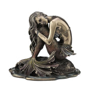 Mermaid Sitting On Rock Statue