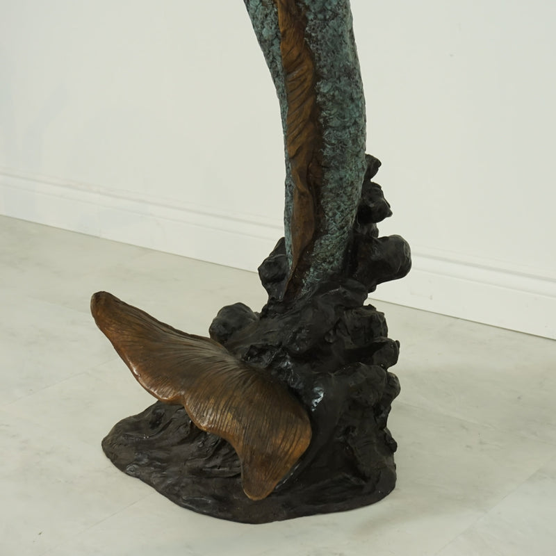 Mermaid Holding Shell Bronze Fountain