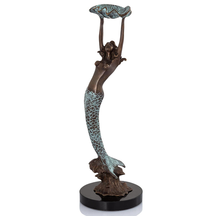 Mermaid with Tray Statue
