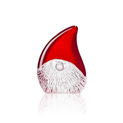 Merry Christmas- Crystal Santa Claus Sculpture by Mats Jonasson