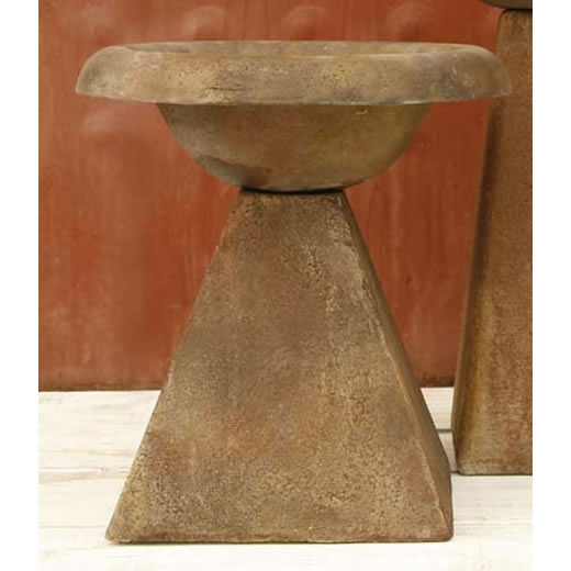 Modern Bird Bath- 17 Inch