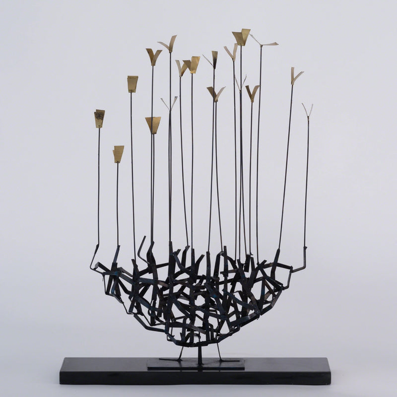 Modern Bird Flock Sculpture 2