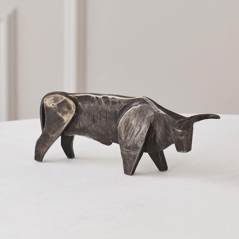 Modern Bull Sculpture