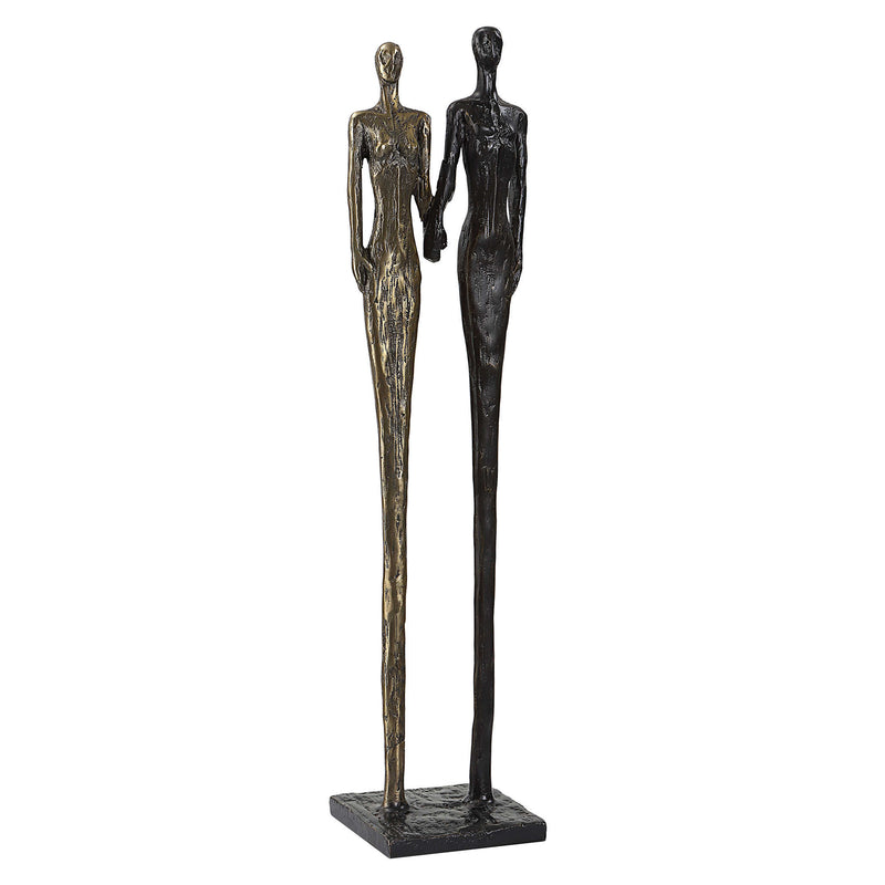Trust in Love-Modern Couple Sculpture