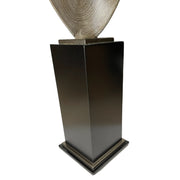 Modern Flame Floor Sculpture- Base Close Up View