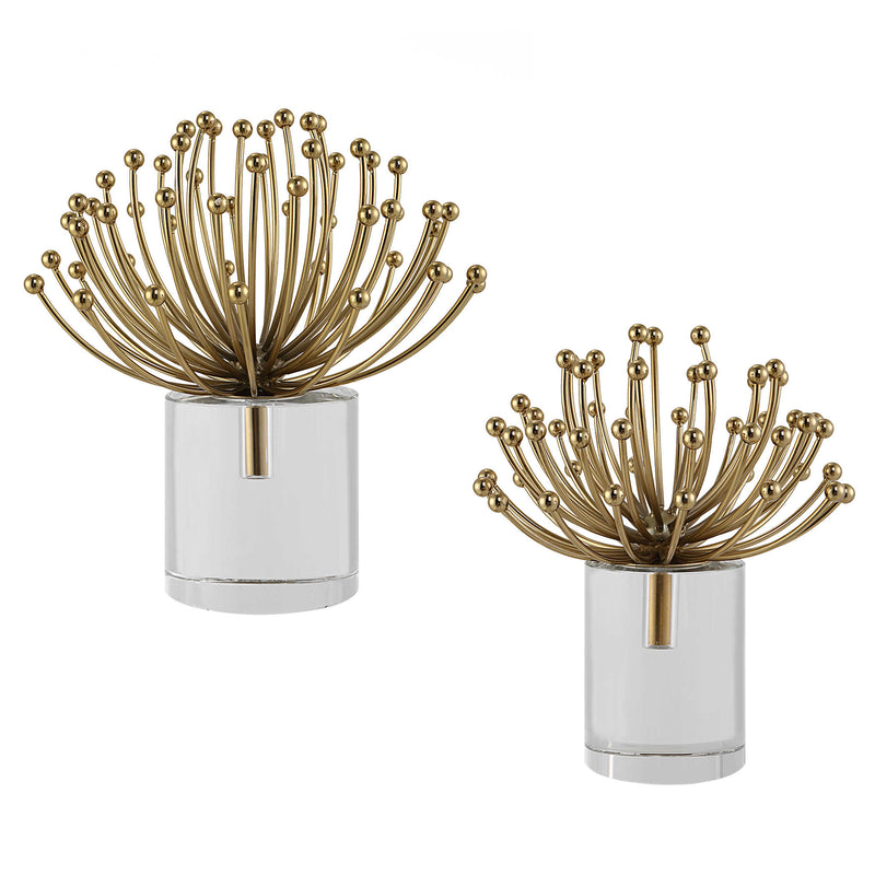 Spring Buds-Modern Flower Sculpture Set