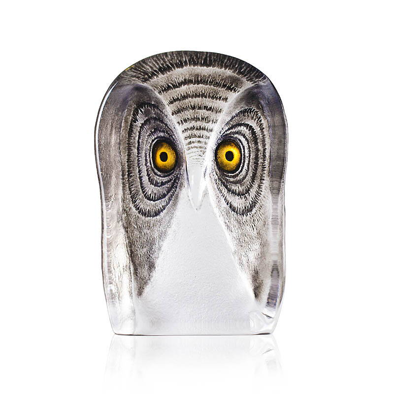 Modern II Crystal Owl-Large by Mats Jonasson