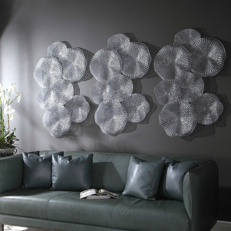 Pierced Orbs Metal Wall Art
