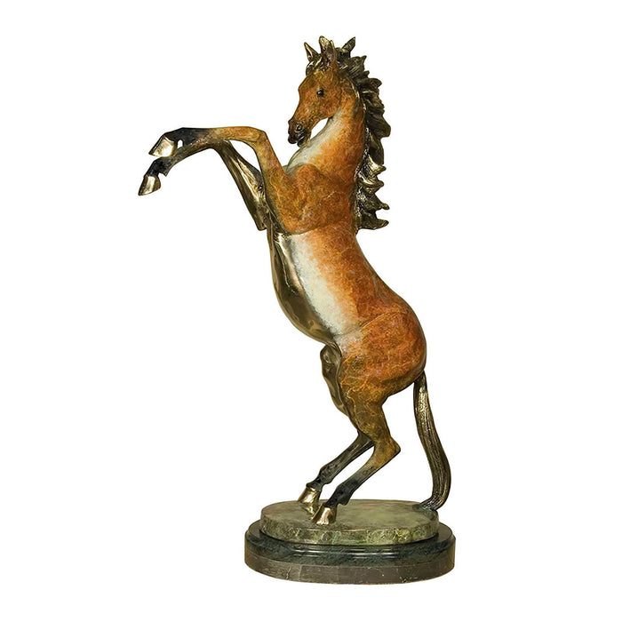 Modern Rearing Horse Statue