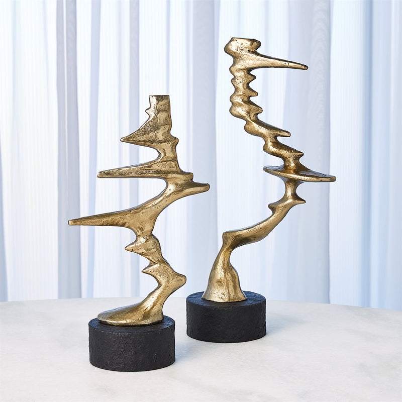 Modern Wind Blown Sculpture
