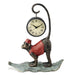 Monkey on Leaf Table Clock by San Pacific International/SPI Home