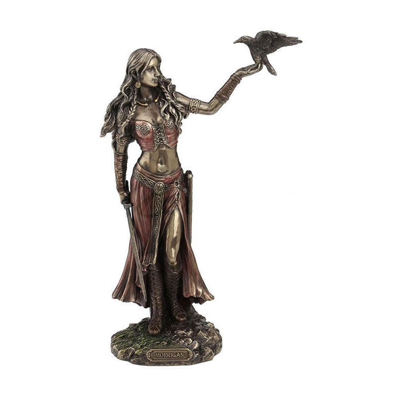 Morrigan Statue, Celtic Goddess Of Birth, Battle And Death