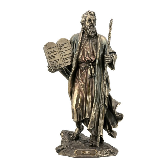 Moses Holding The 10 Commandments Statue