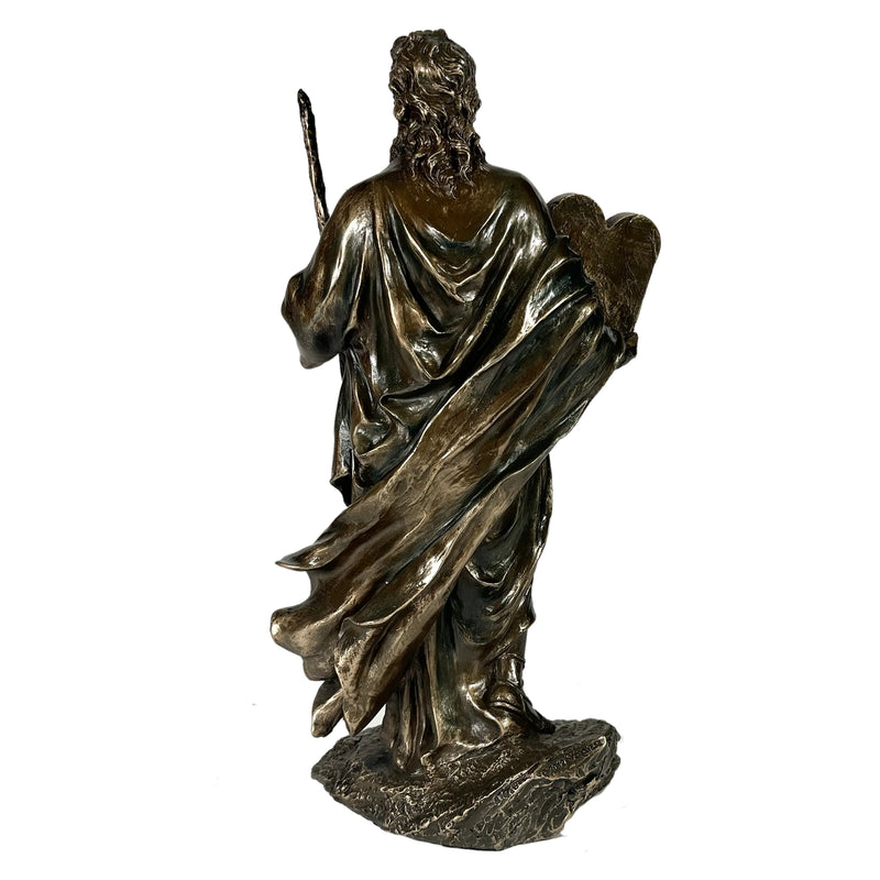 Moses Holding The 10 Commandments Statue