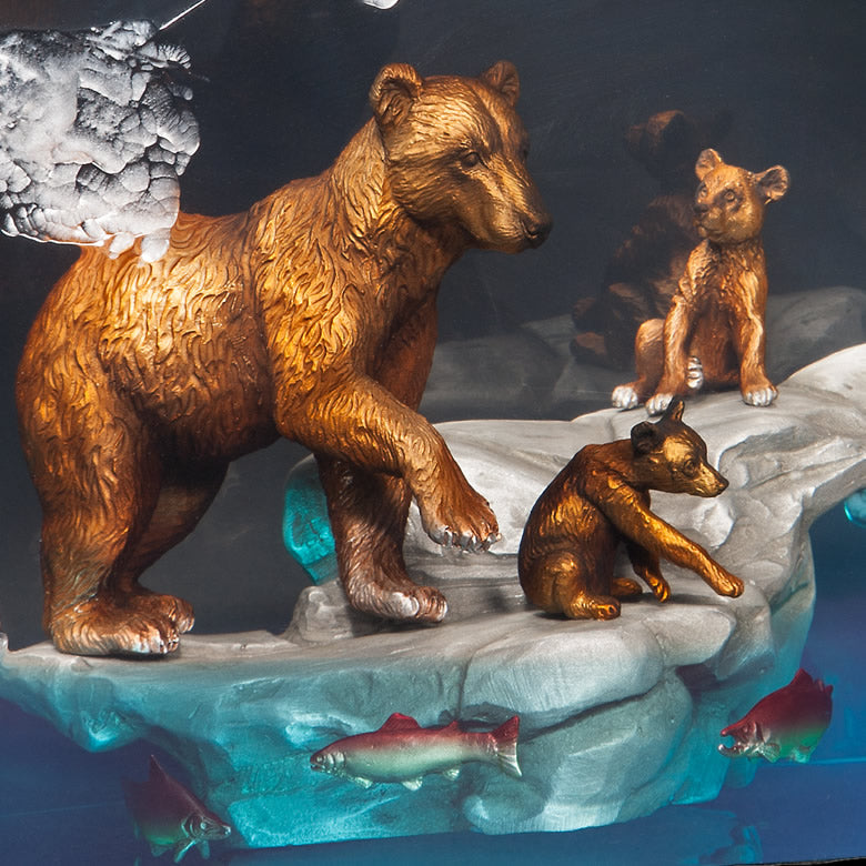 A Mothers Love Bear Sculpture by Kitty Cantrell